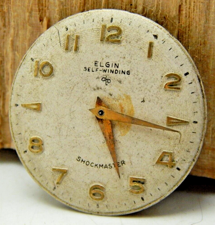 Vintage Elgin / Eloga Automatic men's wrist watch movement with good balance - Image 4 of 4