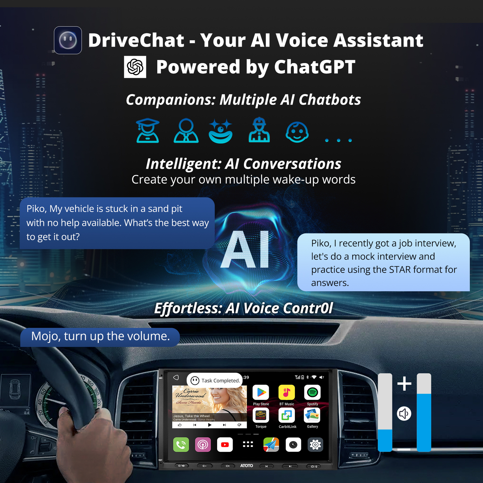 ATOTO S8 Ultra New 7in 2DIN Car Stereo  Wirelss Android Auto &Carplay 6G+128G