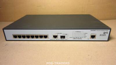 3COM OfficeConnect Managed PoE Switch 8-Port 10/100 + 1x 1000M 1x SFP 3CRDSF9PWR