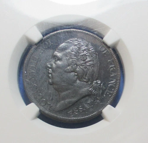 FRANCE 5 CENTIMES 1821 ESSAI NGC AU 53 MAZ-761 #C11#