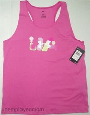 Youth Girls Under Armour Tank Graphic Top Tee Shirt Sports Athletic Active Wear