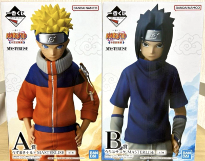NARUTO フィギュアセット E賞 A賞 B賞 MASTERLISE Naruto Uzumaki Sasuke Uchiha Figure Ichiban Kuji NARUTO Chunin