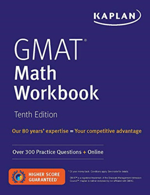 GMAT Math Workbook: Over 300 Practice Questions + Onlin - Paperback / softback N