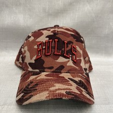 CHICAGO BULLS NEW ERA 9FORTY Team Snapback Camo Snapback Hat Cap