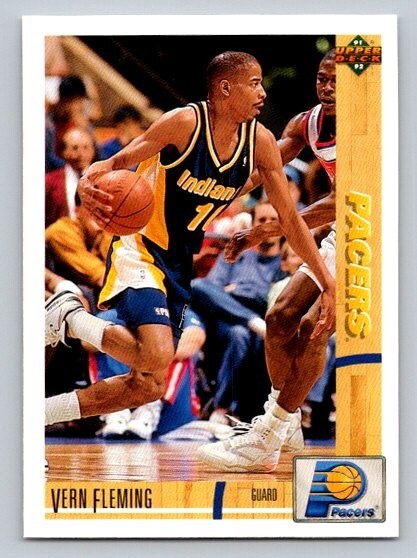 1991-92 Upper Deck Vern Fleming #238 Indiana Pacers