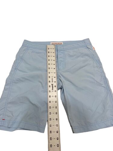 Orlebar Brown OB Classic Strand Badeshorts Herren 30 hellblau Reißverschluss Fliegen Surfen - Bild 13 von 15