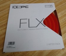 NIB NOS XSPC FLX 3/8" ID 5/8" OD 16/10MM ORANGE UV PREMIUM PVC TUBING NR 2 METER