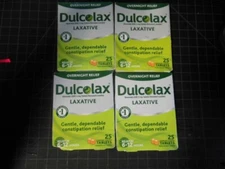 4 BOXES - DULCOLAX LAXATIVE - 10 TABLETS EACH BOX - EXP. 03/2026-06/2026