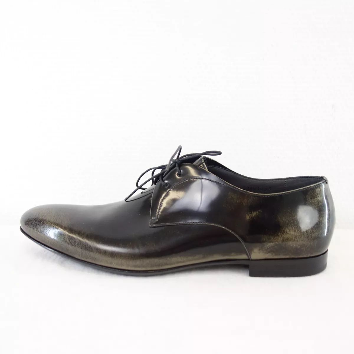 Hugo HUGO BOSS Men s Business Shoes Brogue Leather Dark Grey Ombre Shimmer New