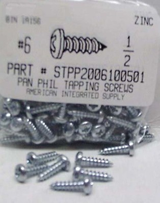 6 Phillips Pan Head Sheet Metal Screws Self Tapping Stainless Steel 6 Phillips Pan Head Sheet Metal Screws Self Tapping Stainless Steel