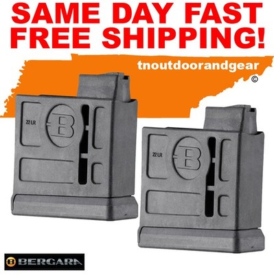 TWO BERGARA MAGAZN .22LR 10RD AICS FOR B-14R TRAINER SAME DAY FAST FREE SHIPPING