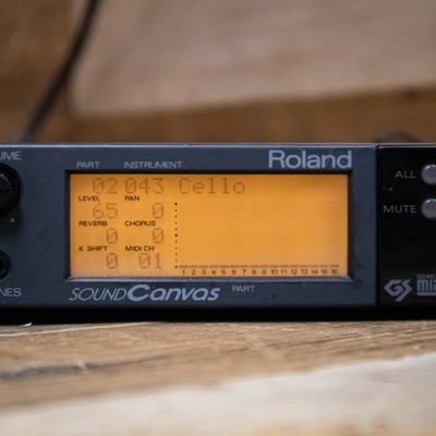 Roland SC55 MKII Sound Canvas Module for sale online | eBay