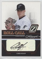 2005 Donruss Zenith Roll Call Chris Resop #RC-11 Auto r9d