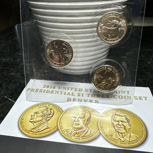 2016 United States Mint Presidential $1 Three Coin Set Denver - Picture 4 of 4
