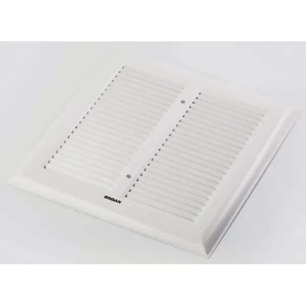 Broan S97011308 Spring Mounted Bathroom Fan Cover/Grille Assembly, White - NEW