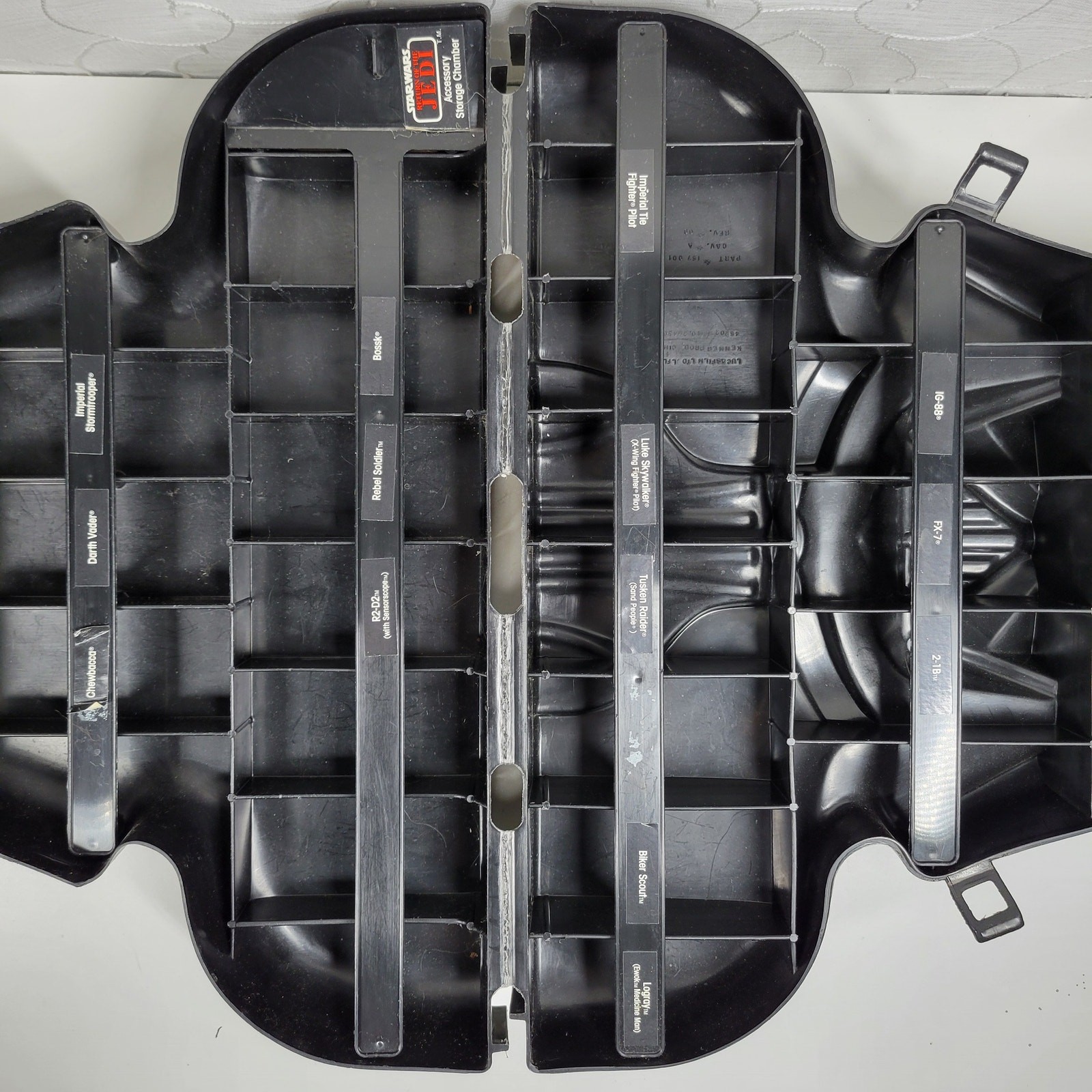 VTG 80s Star Wars Return of the Jedi Darth Vader Accessory Action Figure Case