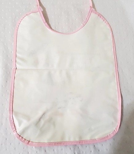 Vintage ROBERTS DAIRY Plastic Baby Bib - "Roberts Milk Is Best For Our Baby" - Picture 4 of 5