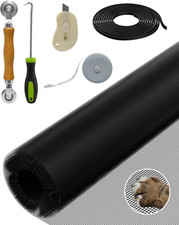 Replacement Window Screen Door Repair Kit 48"X118", Durable Mesh Screen with T