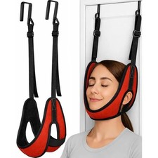 Cervical Neck Traction Device Over Door Portable Neck Stretcher Pain Relief