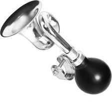 Bike Horn for Adults Classic Bugle Horn Metal Squeeze Clown Horn for Golf Cart,