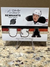 2009-10 OPeeChee Premier Remnants Zach Parise PATCH JERSEY /35 USA HOCKEY Devils