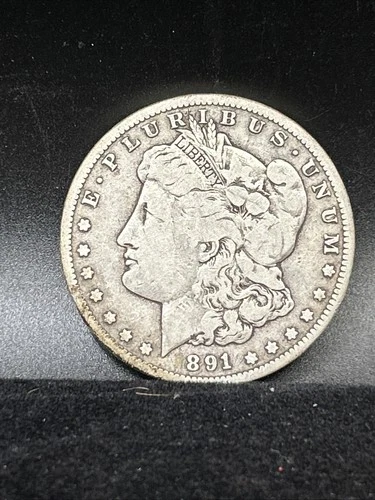 1891-CC Morgan Silver Dollar US Coin A9