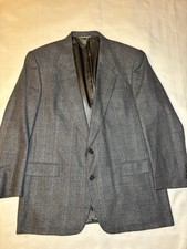 VINTAGE Christian Dior Jacket Mens 46L Tweed Blazer Sport Coat Ivy Professor