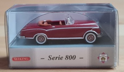 Wiking PMS Serie 800 -- MB 220 S Cabrio -- 248026 -- Rot -- OVP