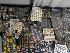 62 sheet Sticker lot bumble bee race car mermaid unicorn 4th July horse cupcake