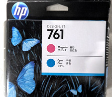✨OEM GENUINE HP 761 Cyan Magenta Printhead CH646A DESIGNJET T7100 T7200