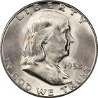 1952-S PCGS MS64 Near Gem BU Franklin Half Dollar #2- Lustrous, So-Close to FBL!