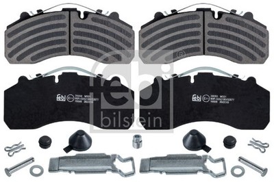 FEBI BILSTEIN BRAKE PAD SET, DISC BRAKE FRONT REAR DAF ERF IRISBUS IVECO MAN MER