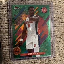 2025/26 Topps Finest Basketball #238 Jalen Duran Rare Green 18/25