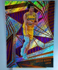 Austin Reaves 2023-24 Revolution Basketball Foil Holo Refractor Base Card #61
