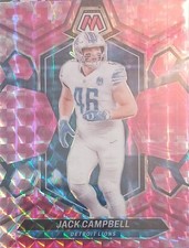 2024 Panini Mosaic #77 Jack Campbell Pink Swirl Mosaic