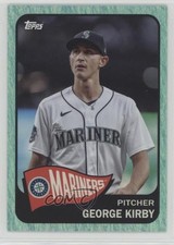 2023 Topps Archives 1965 Topps Aqua Sparkle Foil 41/75 George Kirby #152 pd0