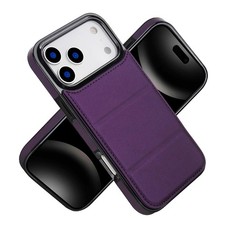 Protective Dustproof Magnetic 3D Tri-Fold Card Holder Case for iPhone 17/Pro/Max