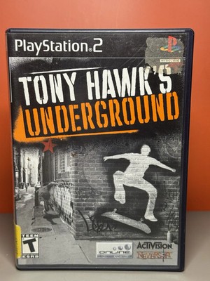 Tony Hawk s Underground (Sony PlayStation 2, 2003) CIB w/Manual Tested And Works