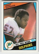 1984 Topps #129 Dwight Stephenson FOOTBALL Miami Dolphins