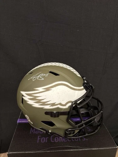 Philadelphia Eagles NFL Original Autographed Football Helmet Signed Memorabilia