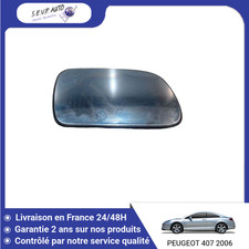 Glace de rétroviseur Peugeot 407