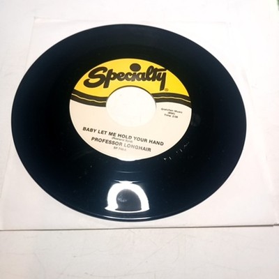Professor Longhair Baby Let Me Hold Your Hand 7 Inch Vinyl Single Specialty