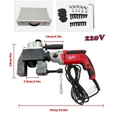 220V Pipe Chamfering Machine External Clamp Type Pipe Beveling Machine 1.3KW