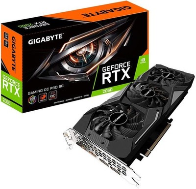 Gigabyte GeForce RTX 2060 Gaming OC Pro 6G Gv-N2060GAMINGOC Pro-6GD REV2.0