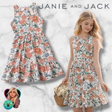 Janie and Jack Floral Dress Girls 18 NWT Tiered Sezane Countryside Cottagecore