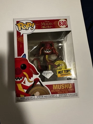 Funko Pop! Vinyl: Disney Mushu Mulan Diamond Hot Topic Exclusive Figure #630