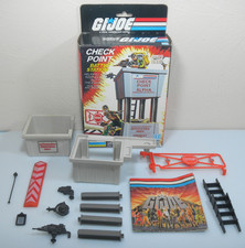 1985 Check Point Alpha Guard Tower in Box G.I. GI Joe 3.75 ARAH  100  Complete