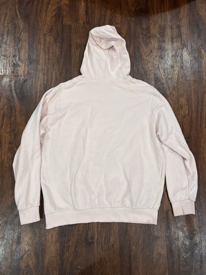Sudadera con Capucha Young Reckless Para Mujer Mediana Pastel Rosa Claro Manga Larga Foto 3 de 4