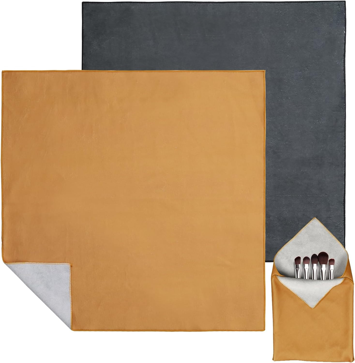 2 Borse Trucco Tessuto Magico 55x55 cm - Wrap Protettivo Creativo
