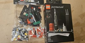 LEGO ARCHITECTURE: Chicago (21033) Sealed Lego Bags, Open Box,Retired,Rd Details
